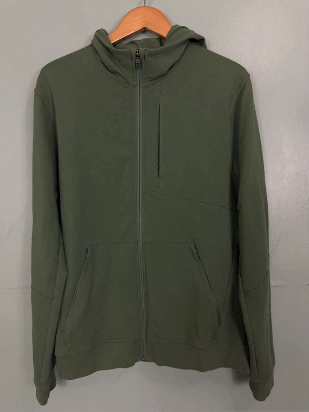 Lululemon City Sweat Full Zip Hoodie Green Men Size Large